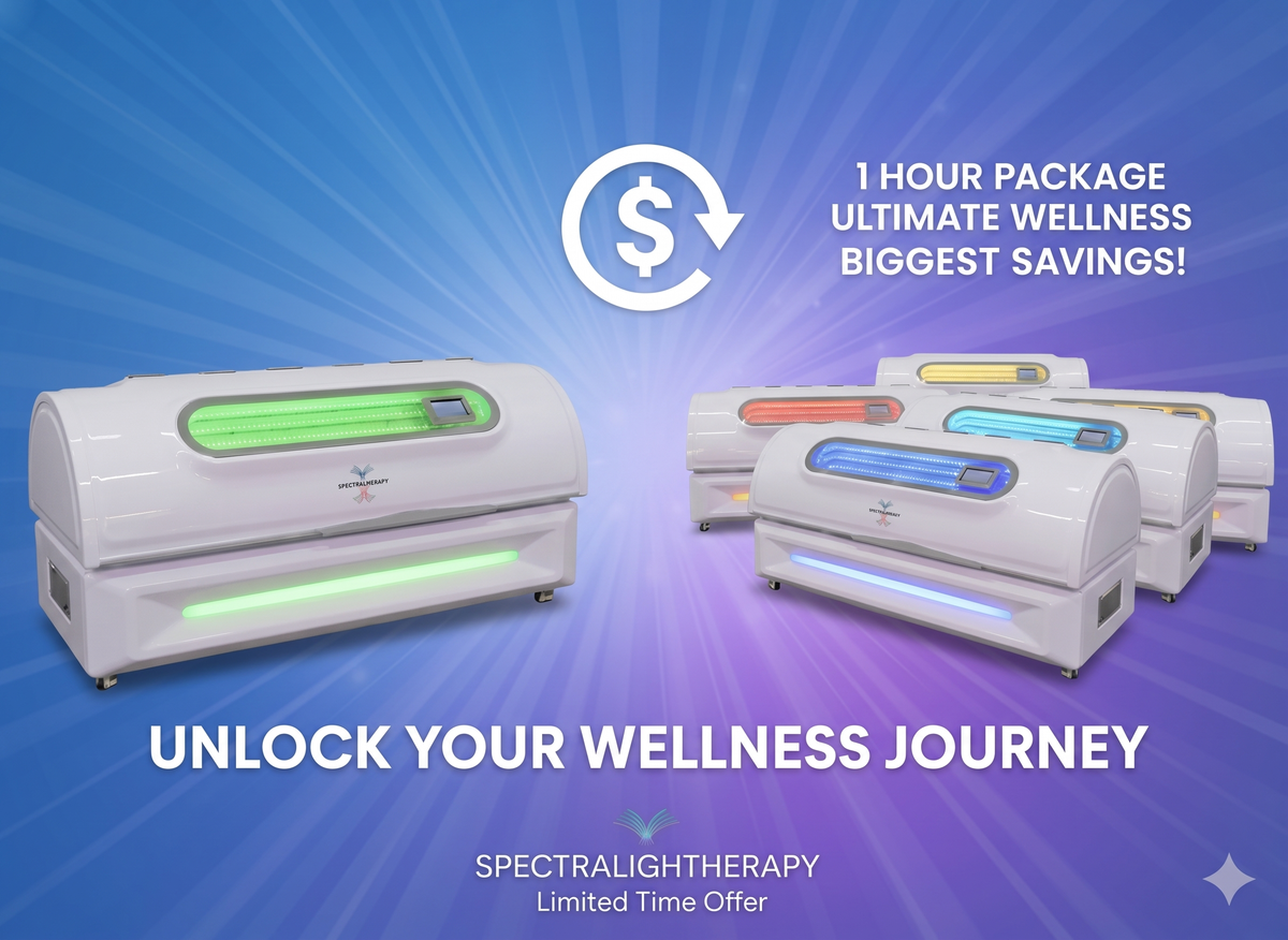 10-Session SpectraLight Therapy 1 Hour Package , Water & Light for Health, Sandy UT