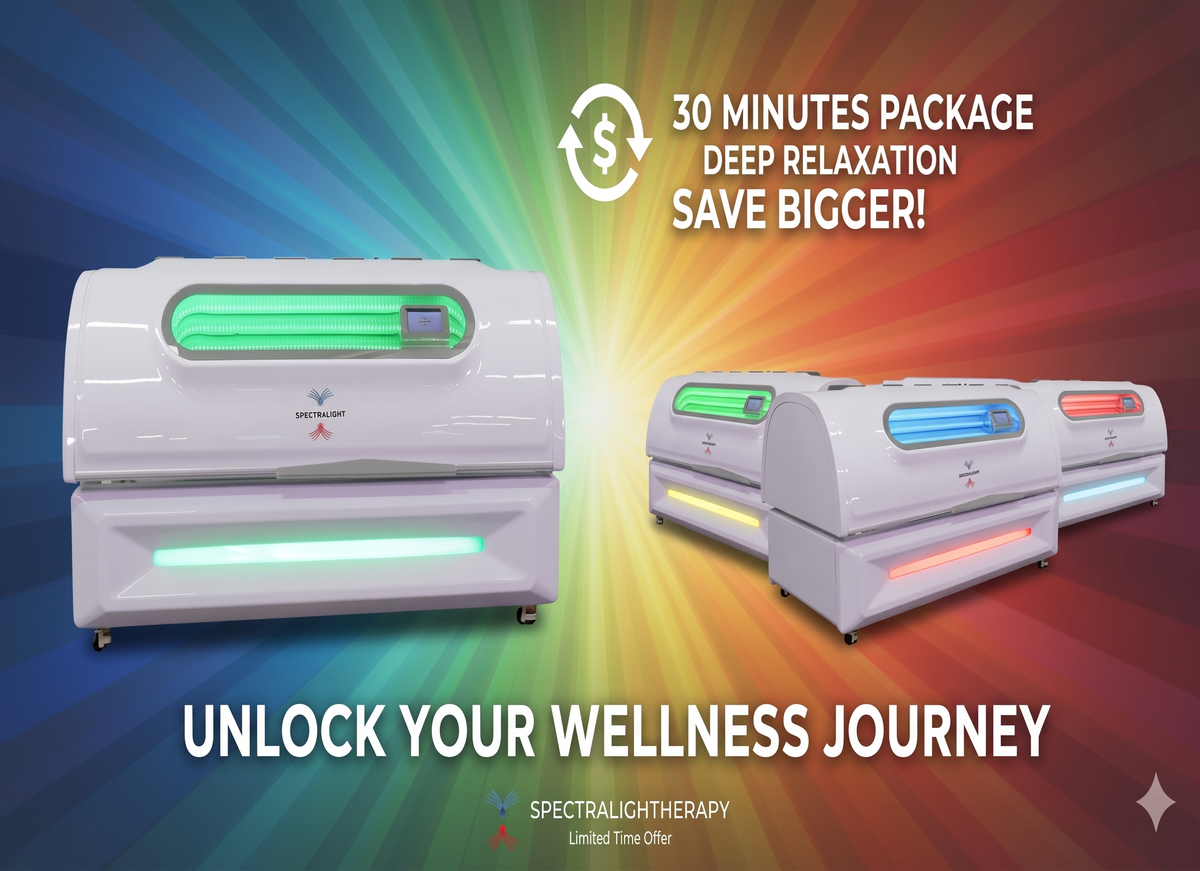 20-Session SpectraLight Therapy 30-Minute Package , Water & Light for Health, Sandy UT