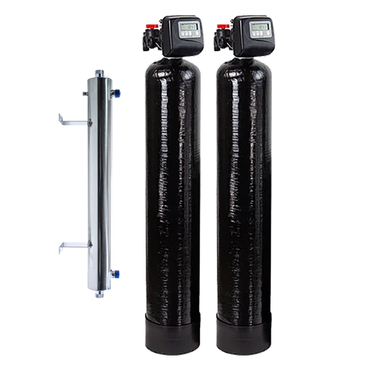 HydraZorb Zeolite & Carbon Backwash Tanks and Commercial-Grade Ultraviolet Light (HydraZorb Home System Upgrade)