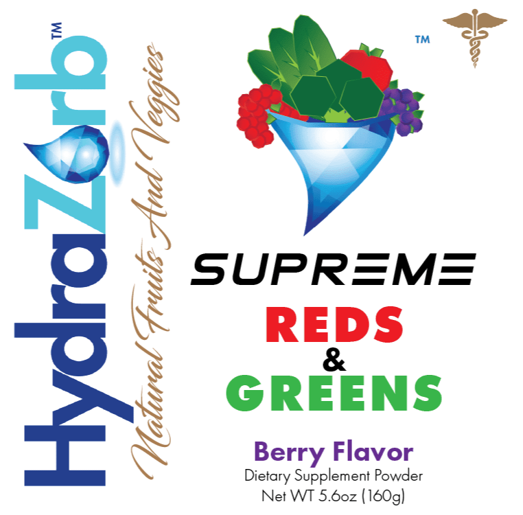 HydraZorb Supreme Reds and Greens - 30 servings