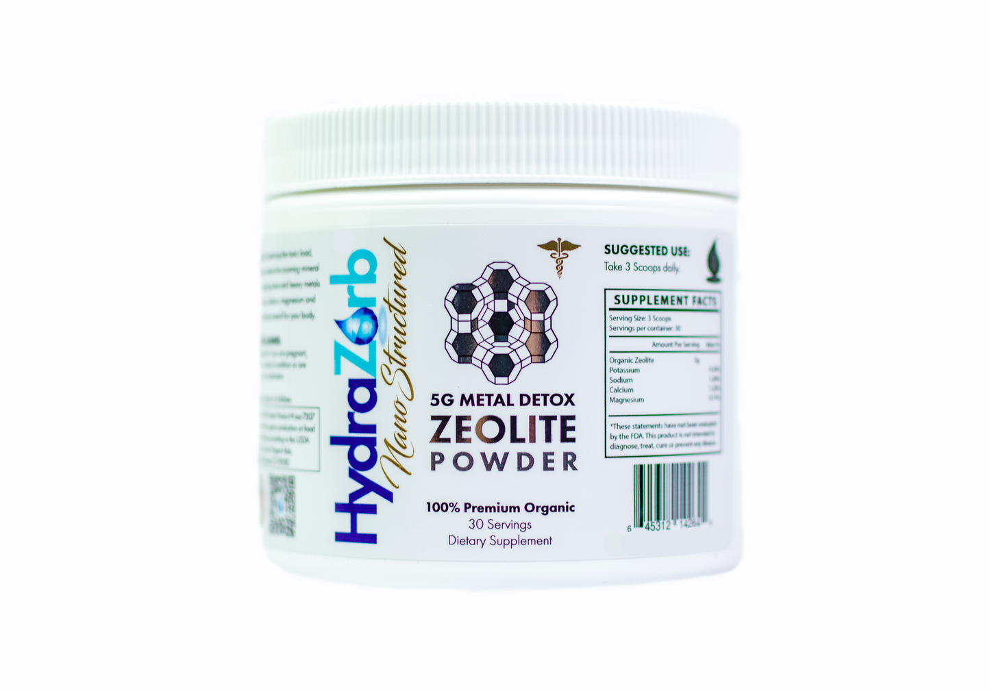 HydraZorb Nano-Structured Zeolite Powder (30 Servings)